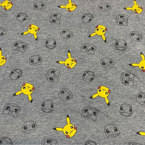 Old Navy‎ Lot Of 2 Pikachu Tee Gender Neutral Kids Size Small/medium Gray Pink - Picture 9 of 10
